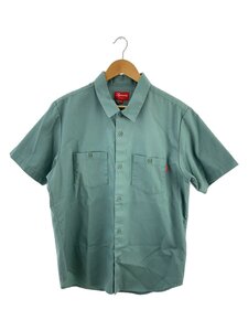 Supreme◆17SS/Michael Jackson S/S Work Shirt/半袖シャツ/L/コットン/GRN