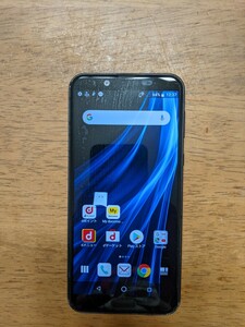 IY1180 docomo SIMフリー AQUOS sens2 SH-01L SHARP 4Gスマホ 簡易確認＆簡易清掃＆初期化OK 判定○ WebにてSIMロック解除受付手続済