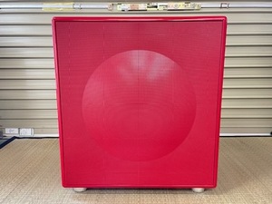 ＜ジャンク品＞ GENEVA SOUND SYSTEM MODEL XL BT対応 スーピーカー ジェネーバ サウンドシステム モデル XL RED レッド ピアノ塗装仕上