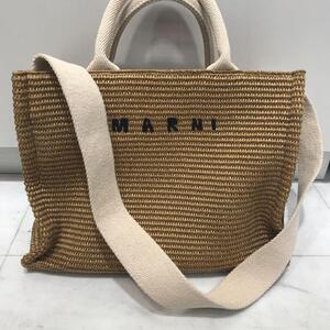 ☆美品☆MARNI　マルニ　かごバッグ　スモールトート　2wayバッグ