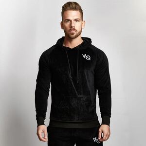 ☆新品タグ付☆限定モデル VANQUISH ベロア パーカー BLACK S ジェレミー カネキン 湯浅 live fit 高級品