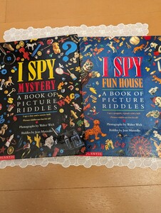 中古英語絵本2冊☆I SPY☆FUN HOUSE・MYSTERY☆洋書絵本☆送料込み