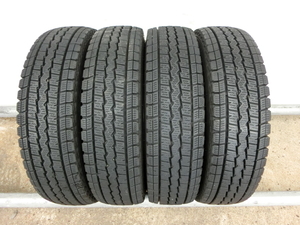 2021年製　★ 145/80R12 80/78N ★ 4本セット ★ DUNLOP ★ WINTERMAXX SV01　残溝7.5分山　商用スタッドレス　145Ｒ12　6PR