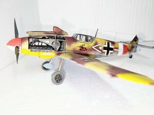 ICM1/48ドイツ空軍メッサーシュミットBf109F-4塗装済完成品