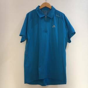 adidas/アディダス Mサイズ 半袖 ポロシャツ Tシャツ 襟 スポーツウェア ゴルフ