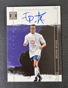 2023-24 PANINI IMPECCABLE PREMIER LEAGUE EDGAR DAVIDS エドガー・ダーヴィッツ ★ON CARD AUTO 99枚限定 高級 直筆サインカード 17/99