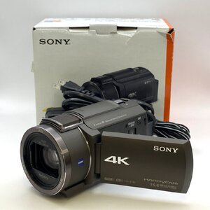 1円～/SONY/ソニー/HANDYCAM/FDR-AX40/箱・付属品付/デジタルビデオカメラ/ビデオカメラレコーダー/動作確認済/ジャンク/HM046