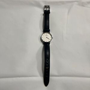 電池交換済み 手入れ済み Daniel Wellington レディース 腕時計 12P ラインストーン クォーツ 2針 レザーベルト ダニエル ウェリントン 