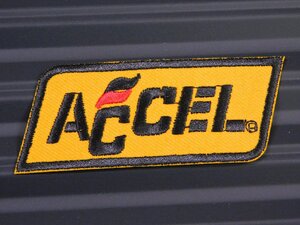 ◆送料\110◆【ACCEL・アクセル】※《アイロン刺繍ワッペン》　アメリカン雑貨　刺繍ワッペン　アイロンワッペン