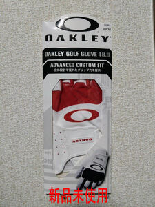 新品即決 OAKLEY GOLF GLOVE 18.0 グローブ 25cm レッドライン