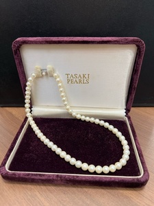 TASAKI　田崎真珠　タサキ　本真珠　パール ネックレス　アクセサリー　長さ約42.5cm　ＴＡＳＡＫＩＰＥＡＲＬＳ　最高品質　高級