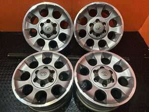 トヨタ FJクルーザー 純正ホイール 17インチ 4本 7.5J6HPCD139.7+15 ランクルプラド ハイラックス 流用可 (VHH440)