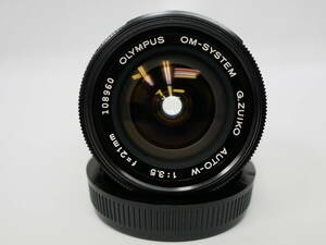 #7463 OLYMPUS 21mm F3.5 auto-w g.zuiko オリンパス 広角レンズ
