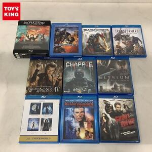 1円〜 Blu-ray バイオハザード Blu-ray トリロジーBOX トランスフォーマー ロストエイジ 他