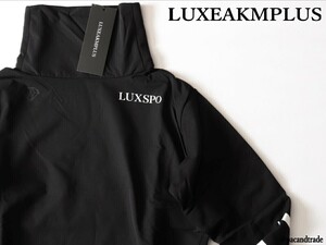 LEON掲載品★LUXEAKMPLUS リュクスエイケイエムプラス★防風タートルネックシャツ★M【lao-22006】ブラック黒★ LUXE AKM PLUS 防寒防風