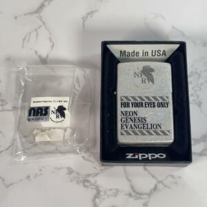 【新品未使用】新世紀エヴァンゲリオン　ZIPPOライター　ロゴ刻印 1996年製