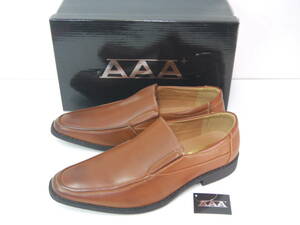 20 新品 訳有 AAA+ 46EEE（28.0） ビジネスシューズ LBR ライトブラウン 紳士靴 大きいサイズ