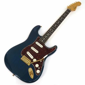 092s☆Fender Mexico フェンダーメキシコ Deluxe Player Stratocaster シースルーブルー ストラトキャスター エレキギター ※中古