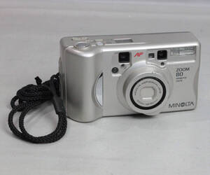 011009 【動作OK ミノルタ】 MINOLTA ZOOM 80 REMOTE DATE ズーム80 リモートデート 35-80mm ズームコンパクトカメラ