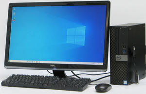 DELL Optiplex 5050-7600SF ■ 24インチ 液晶セット i5-7600/4G/500G/DVDマルチ/Windows 10 デスクトップ