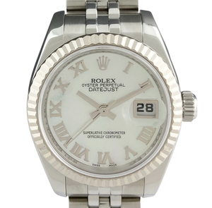 ロレックス ROLEX デイトジャスト 179174NR 腕時計 SS WG 自動巻き レディース 【中古】