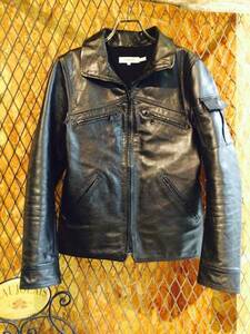 美品 nonnative ノンネイティブ DWELLER JACKET STEER HIDE レザージャケット