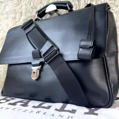 極美品✨バリー トレスポ オールレザー ビジネスバック 2way A4収納 黒