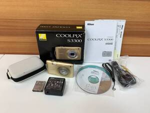 【中古品】ニコン NIKON COOLPIX S3300 デジカメ カメラ F250114