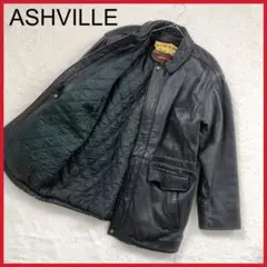 ASHVILLE ヴィンテージ ラムレザー ジャケット キルティング