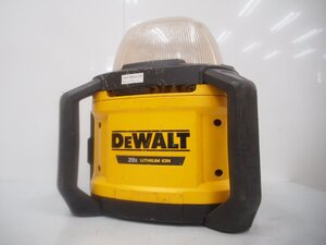 ☆【2H1107-31】 DEWALT デウォルト コードレスワークライト LEDライト 作業灯 DCL074 20V 現状品