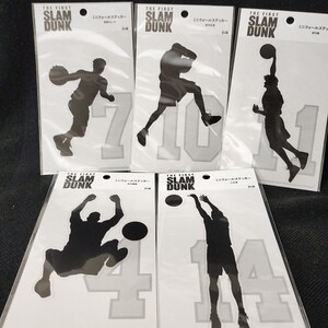 映画　THE FIRST SLAMDUNK スラムダンク ミニウォールステッカー全5種■新品未使用■