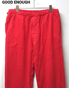 M【GOOD ENOUGH Sweatpants Red 90s 90