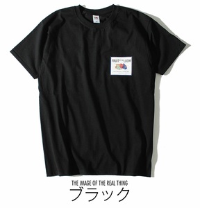 旧タグロゴ Tシャツ fruit L / ブラック