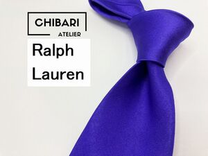 【美品】Ralph Lauren　ラルフローレン　無地柄 ネクタイ 3本以上 送料無料 メンズ ネイビー　1202199