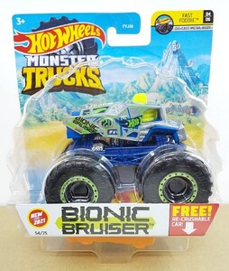 ■ HOTWHEELSホットウィール MONSTER TRUCKS - BIONIC BRUISER モンスタートラック バイオニックブルーザー ミニカー