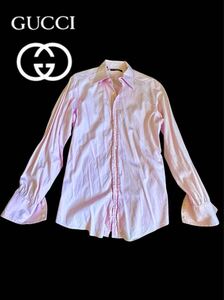 GUCCI / MENS dress shirt pink color