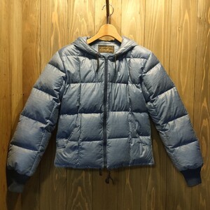 エディバウアー ダウンジャケット M〜Lサイズ グースダウン ブルー Eddie Bauer PREMIUM QUALITY GOOSE DOWN