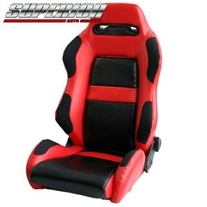 SUPERIOR スーペリア シートカバー for RECARO レカロ SR-3 パーフォレイトバージョン【レッド】