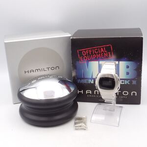 A/え10431【極美品】HAMILTON ハミルトン/クオーツ/腕時計/MIIB2/パルサー/メンインブラック2/コラボモデル/デジタル/121130/付属品付