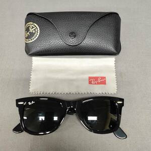 060919 276897 RayBan レイバン サングラス 眼鏡 メガネ ケース付き RB2140-A 901 50□22 3N アクセサリー USED品