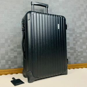 【廃盤】RIMOWA リモワ SALSA サルサ 35L 機内持ち込み可能 2輪 マットブラック 艶消し黒 キャビントローリー スーツケース キャリーバッグ