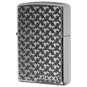 Zippo ジッポライター パターン柄 グレー ＃200 メタルプレート 両面加工 ニッケルメッキ 2MPP-Pattern GY 可愛い メール便可