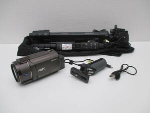カメラ祭 SONY ソニー FDR-AX40 Handycam デジタルビデオカメラ 三脚セット ハンディカム用リモコン付き VCT-VPR1 シューティンググリップ