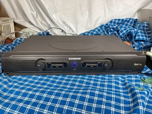 プロ用アンプを家庭で　SAMSON SERVO300　パワーアンプ　完動美品　　２４０７１０−１