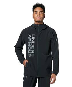 2024年 春夏モデル 1円～【新品】UNDER ARMOUR　ストーム ウィンドジャケット・パンツ　上下セット(size：XL color：001) 