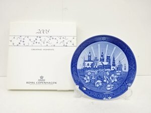 ys7274911; 宗sou ROYAL COPENHAGEN　ロイヤルコペンハーゲン　イヤープレート　「Copenhagen」（2008）【道】