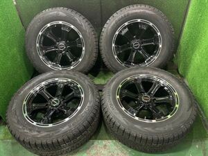 プラド　ヨコハマ　アイスガードG075　265/60R18　アルミホイール付きセット　4本　6H/8J　ET25/139.7 22年製スタッドレスタイヤ