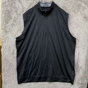 adidas アディダス スウェット ベスト スポーツウェア サイズ2XL ブラック 黒 メンズ トップス 最落なし （E9）