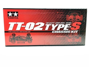 タミヤ　1/10　電動RC 4WDレーシングカー　TT-02 TYPE-S シャーシキット　58600　未組立　同梱OK　1円スタート★H