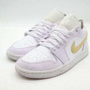 NIKE JORDAN 1 LOW ナイキ ジョーダン スニーカー 23cm パープル DC0774-501 ストリート 完売モデル